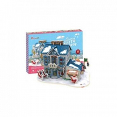 Пазл Cubic Fun Рождественский домик с подсветкой P648h