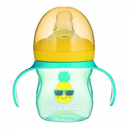 Поильник обучающий Canpol babies So Cool 150 мл 57/303 yellow