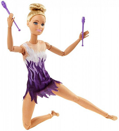 Кукла Barbie Made To Move Гимнастка DVF68 FJB18