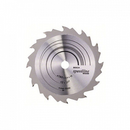 Диск пильный Bosch 160х16 мм 12 зубов Speedline Wood 2608640784