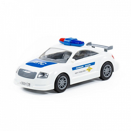 На картинке изображен Автомобиль инерционный Полесье ДПС Казань 52094 Автомобиль инерционный Полесье ДПС Казань 52094