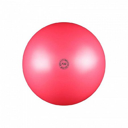 Мяч для художественной гимнастики Нужный спорт FIG металлик 19 см AB2801 pink