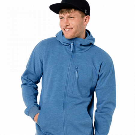 Куртка мужская Jack Wolfskin Riverland Hooded Jacket M wave blue