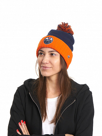 Шапка Atributika&Club NHL Edmonton Oilers 59238 navy/orange