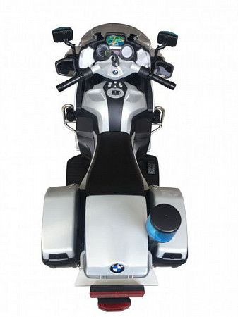 Электромобиль-каталка Chi Lok bo BMW R-1200 white/blue
