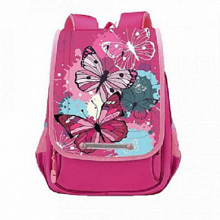 На картинке изображен Рюкзак школьный GRIZZLY RAk-090-1 /1 pink Рюкзак школьный GRIZZLY RAk-090-1 /1 pink