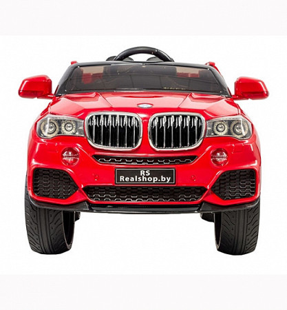 Детский электромобиль RS BMW X5 red (Встроенный планшет MP4)