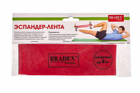 Эспандер-лента Bradex до 9 кг SF 0343 red