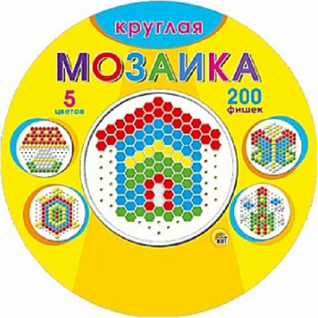 Мозаика Red Cat круглая 200 шт М-1040