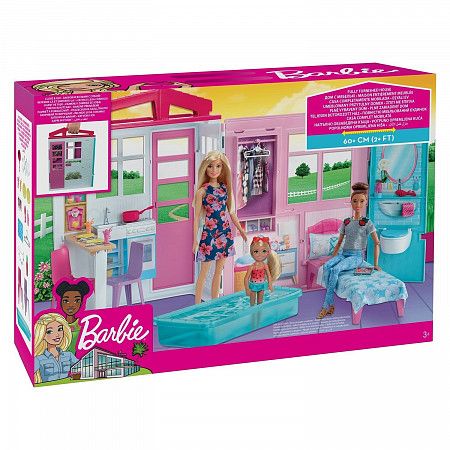На картинке изображен Игровой набор Barbie Кукольный домик FXG54 Игровой набор Barbie Кукольный домик FXG54