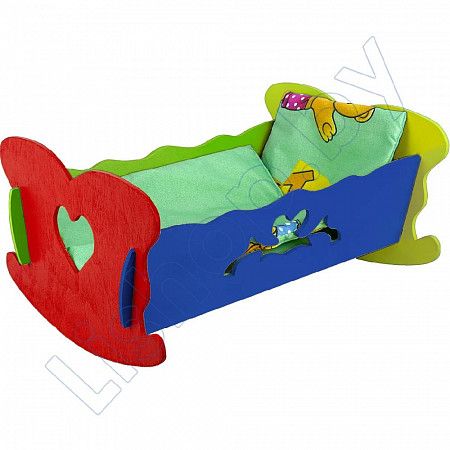 Кроватка для кукол Stantom 33 см (006327) turquoise №2