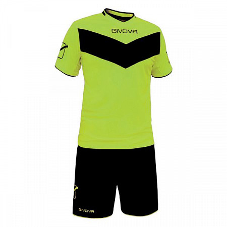 Футбольная форма Givova Vittoria Fluo Mc Kitt05 yellow/black