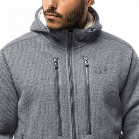 Джемпер мужский Jack Wolfskin Robson Jacket slate grey