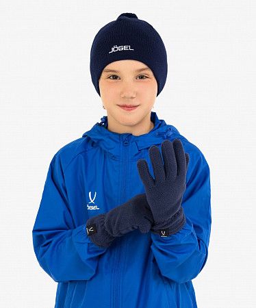 Перчатки зимние Jogel ESSENTIAL Fleece Gloves AW21 dark blue