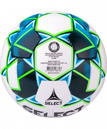 Мяч футзальный Select Futsal Super FIFA 850308 №4 White/Blue/Green