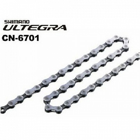 Велоцепь Shimano Ultegra, 6701, 10 скоростей, 114 звеньев ICN6701114