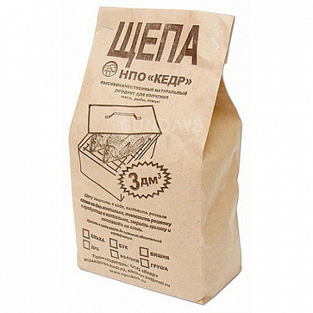 Щепа для копчения Кедр WK-05 Ассорти