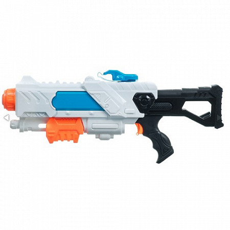 Водный пистолет с помпой Bondibon "Наше Лето" 9955 white \ orange