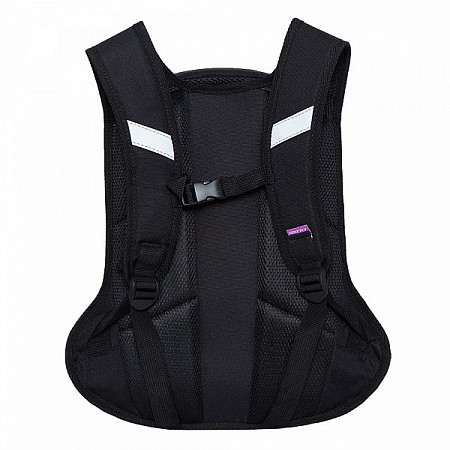 На картинке изображен Рюкзак школьный GRIZZLY RG-161-2 /3 black/violet Рюкзак школьный GRIZZLY RG-161-2 /3 black/violet