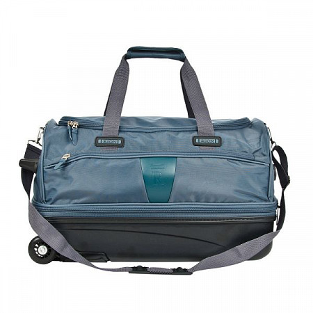На картинке изображен Дорожная сумка Rion А242 grey/blue Дорожная сумка Rion А242 grey/blue
