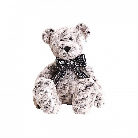 Игрушка мягконабивная Gulliver "Стильный мишка с черным бантом", 26 см 14-72485