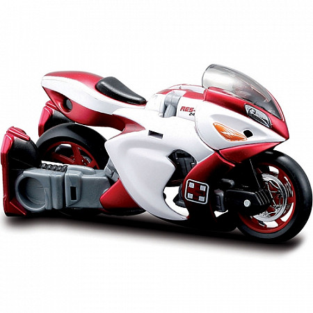 Мотоцикл-трансформер Maisto Res-Q (35003) white/red