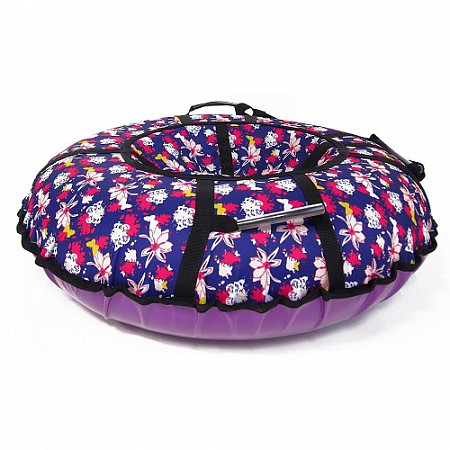 Тюбинг Triumf Active Люкс Pro Flowers 105 см во4665-2 purple