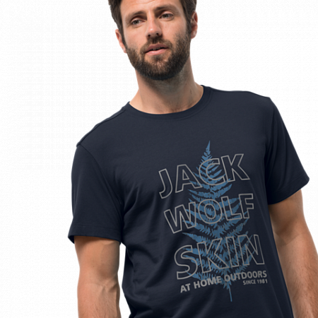 Футболка мужская Jack Wolfskin Island Hill T M night blue