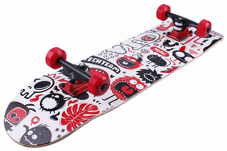 Скейтборд Tech Team X-Game 2021 red/black/white