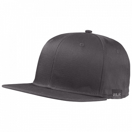 Бейсболка мужская Jack Wolfskin 365 Flat Cap dark steel 1908611-6032