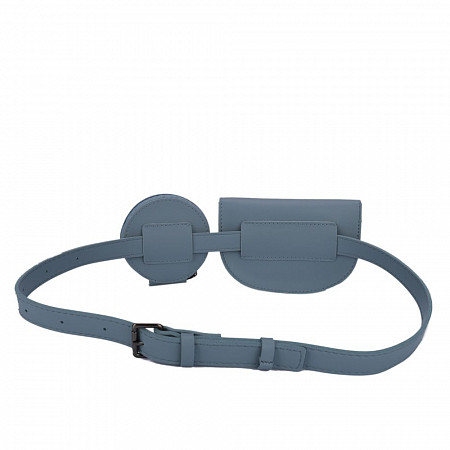 Поясная сумка женская Ors Oro OMS-0155 grey-blue
