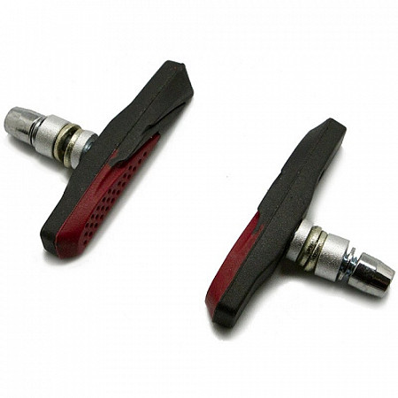 Колодки тормозные Zeit резьбовые, 72 мм, black/red Z-661