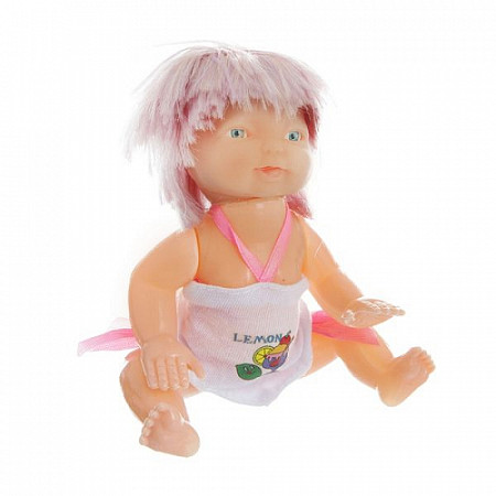 На картинке изображен Игрушка пластмассовая пупс B-16-B1/2/3/4 4 вида Игрушка пластмассовая пупс B-16-B1/2/3/4 4 вида