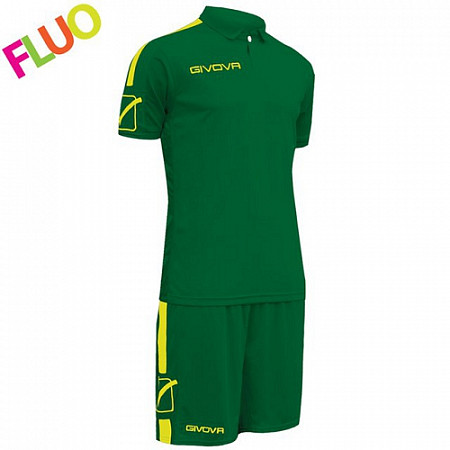 Футбольная форма Givova Kit Play KITC56 green/yellow