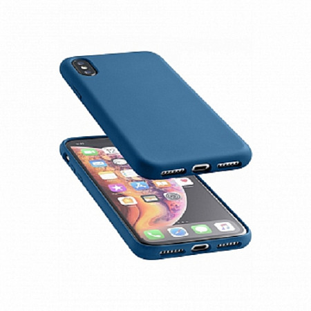 Чехол Cellularline для IPhone XS Max SENSATIONIPHX65B blue