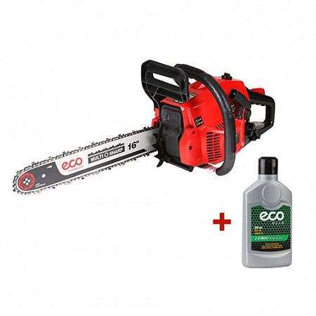 На картинке изображен Бензопила Eco CSP-164 + Масло моторное 2-х тактное ECO 0.25 л CSP-164A1 Бензопила Eco CSP-164 + Масло моторное 2-х тактное ECO 0.25 л CSP-164A1