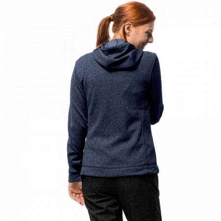 Джемпер женский Jack Wolfskin Finley Jacket Women midnight blue