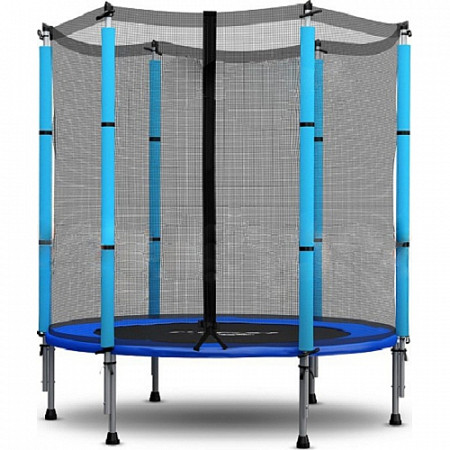 Батут Atlas Sport 140 см - 4.5ft с внешней сеткой (на пружинах