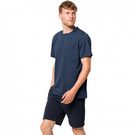 Футболка мужская Jack Wolfskin Hydropore Xt Men dark indigo