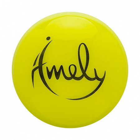 Мяч для художественной Amely AGB-301 15 см yellow