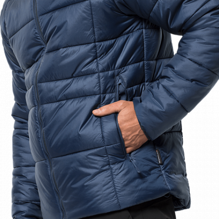 На картинке изображен Куртка мужская Jack Wolfskin Argon Thermic Jacket M dark indigo Куртка мужская Jack Wolfskin Argon Thermic Jacket M dark indigo