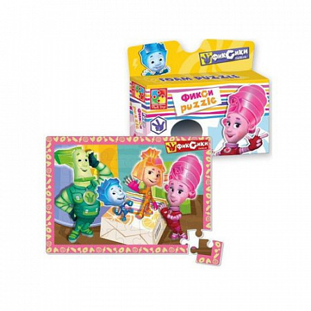 На картинке изображен Мягкие пазлы Vladi Toys А4 Фиксики VT1105-06 Мягкие пазлы Vladi Toys А4 Фиксики VT1105-06