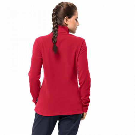 Пуловер женский Jack Wolfskin Arco Women red fire stripes