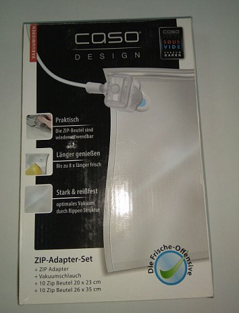 Адаптер и пакеты для вакуумной упаковки Caso ZIP Adapter SET