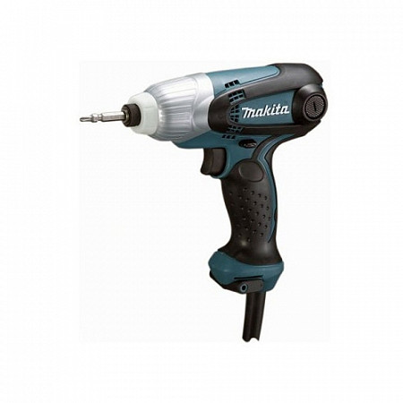 На картинке изображен Шуруповерт ударный Makita TD0101 в кор. 230 Вт патрон внутр. шестигр. 1/4" 100 Нм. ЦБ-4801149703 Шуруповерт ударный Makita TD0101 в кор. 230 Вт патрон внутр. шестигр. 1/4" 100 Нм. ЦБ-4801149703