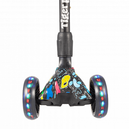 Самокат детский Tech Team Tiger Print 2020 Fire