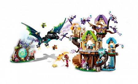 Конструктор LEGO Elves Нападение летучих мышей на Дерево эльфийских звёзд 41196