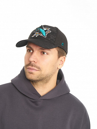 Бейсболка Atributika&Club NHL San Jose Sharks 31094 black