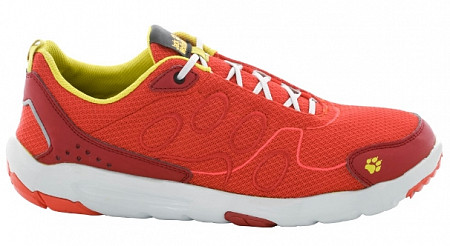 На картинке изображен Полуботинки Jack Wolfskin Monterey Ride Low M red Полуботинки Jack Wolfskin Monterey Ride Low M red