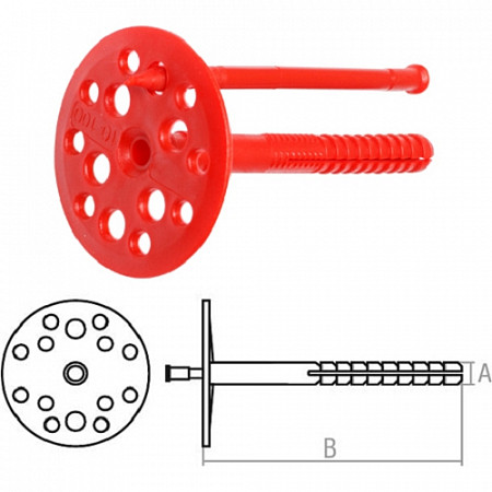 Дюбель Starfix для теплоизоляции 10х9 см SMW1-28955-200